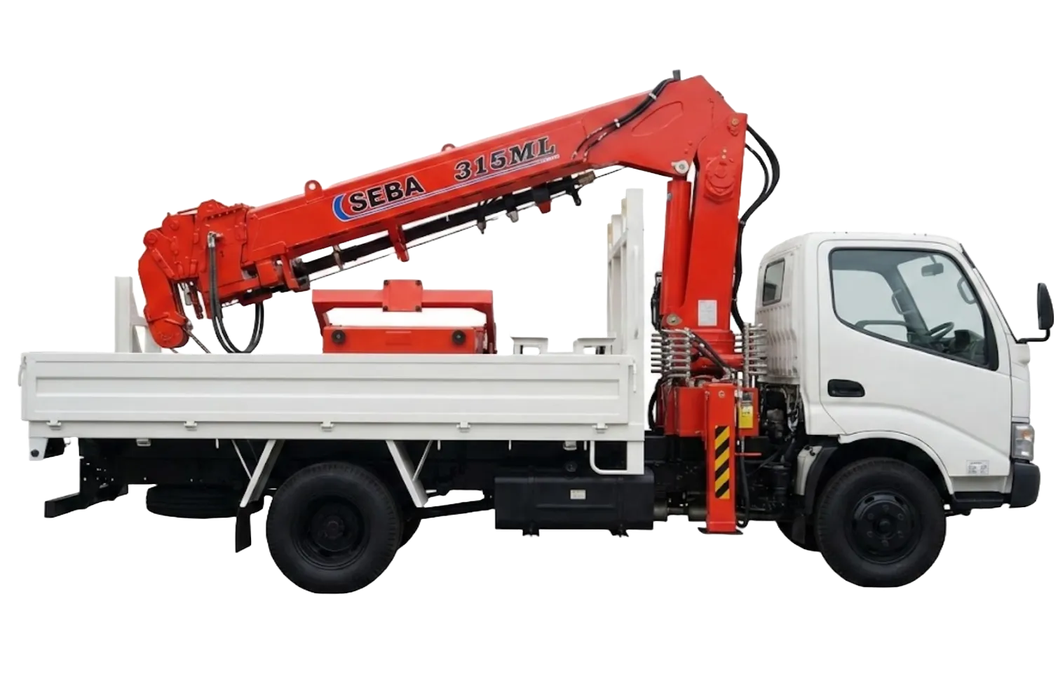 Dropside with Boom Crane